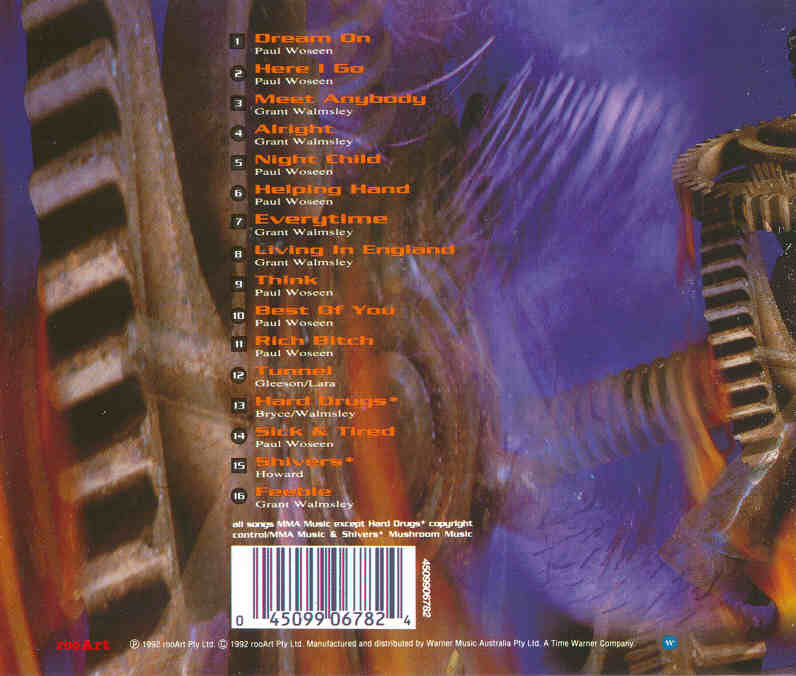Tear Of Thought Back Cover