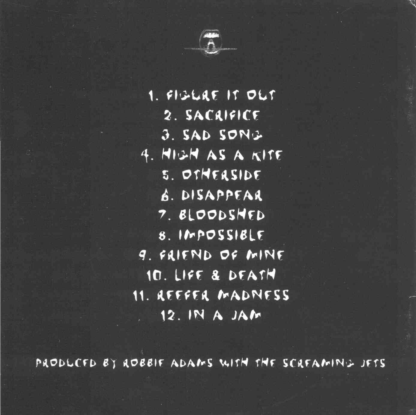 The Screaming Jets Back Cover